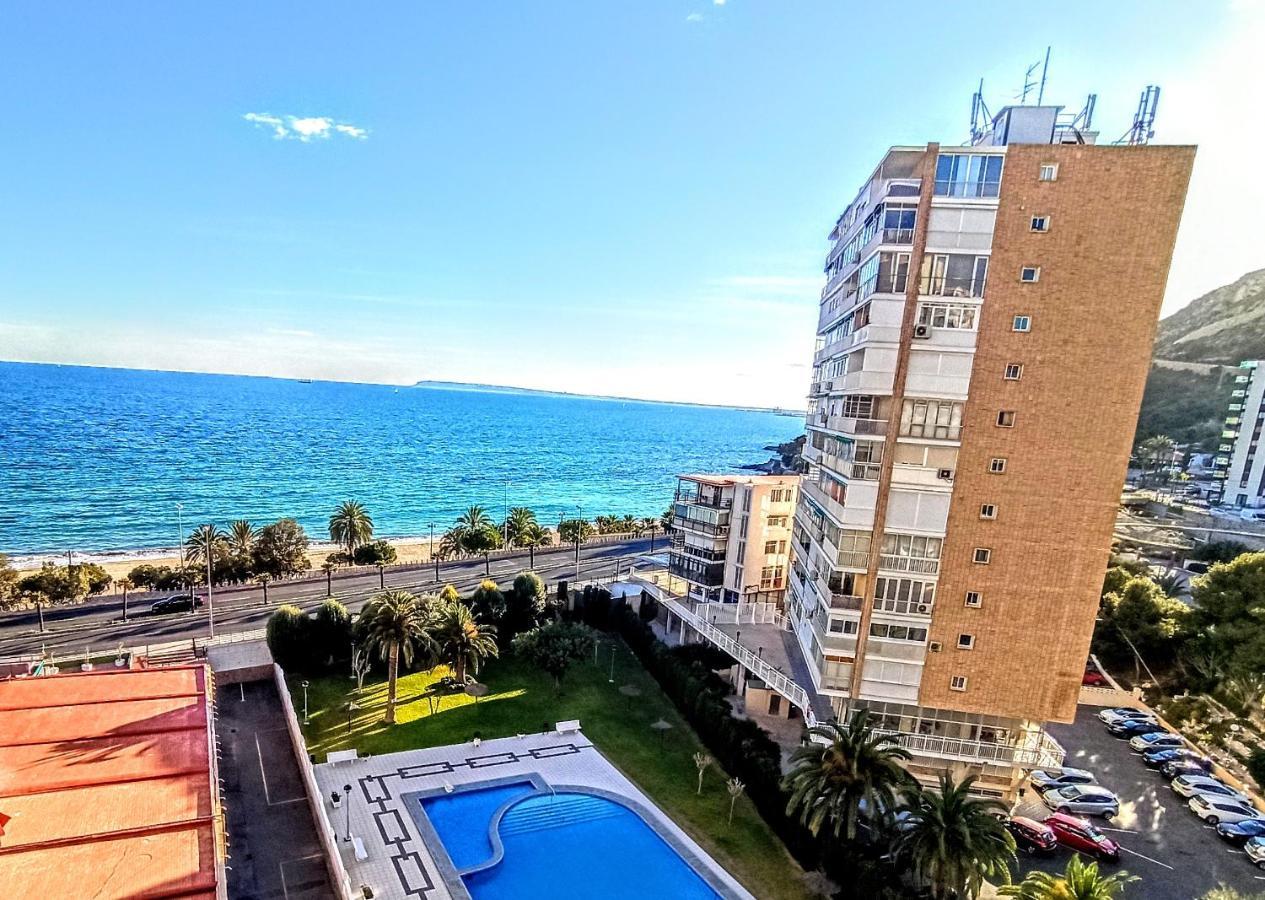 Apartamento En 1ª Linea Con Piscina Alicante Esterno foto