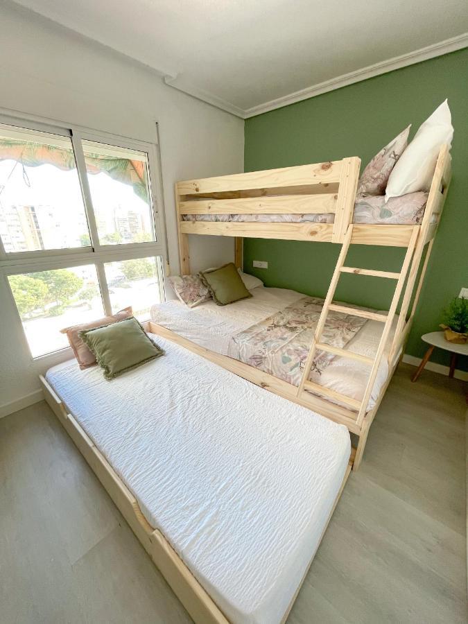 Apartamento En 1ª Linea Con Piscina Alicante Esterno foto