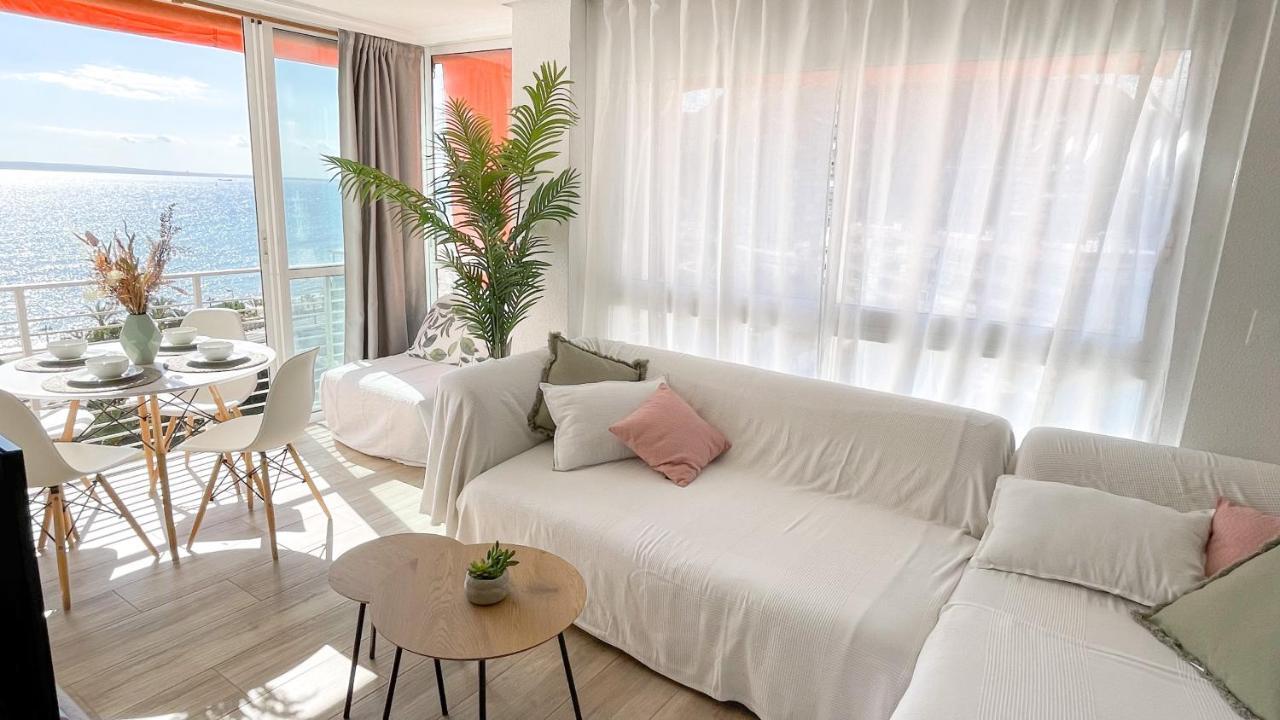 Apartamento En 1ª Linea Con Piscina Alicante Esterno foto