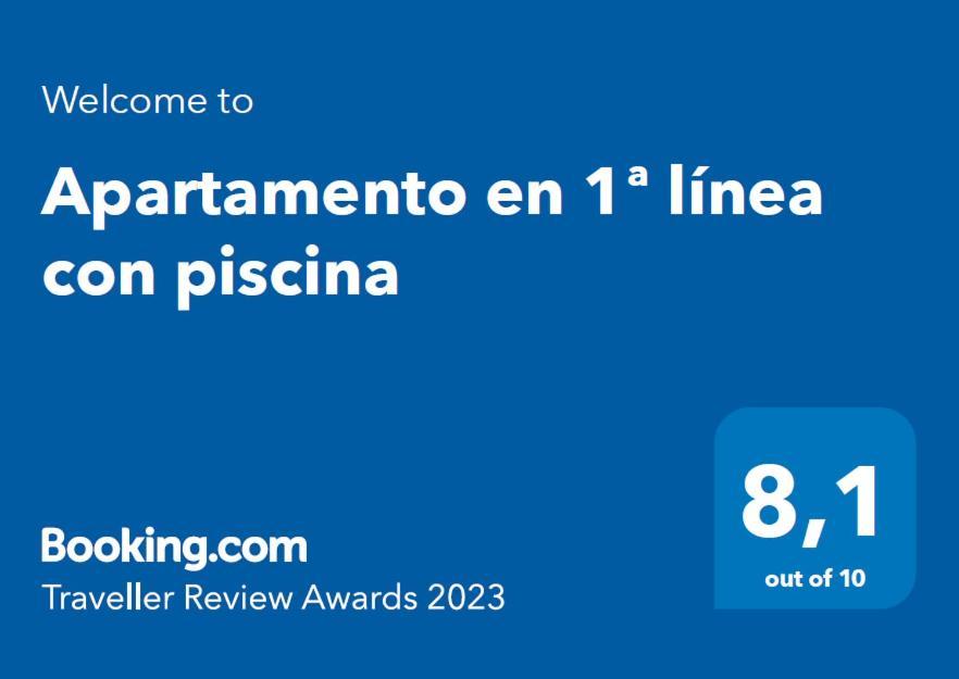 Apartamento En 1ª Linea Con Piscina Alicante Esterno foto