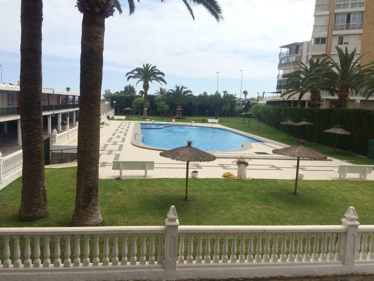 Apartamento En 1ª Linea Con Piscina Alicante Esterno foto