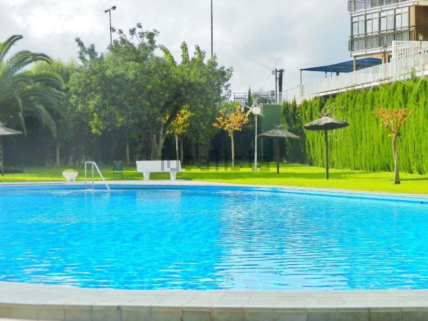 Apartamento En 1ª Linea Con Piscina Alicante Esterno foto